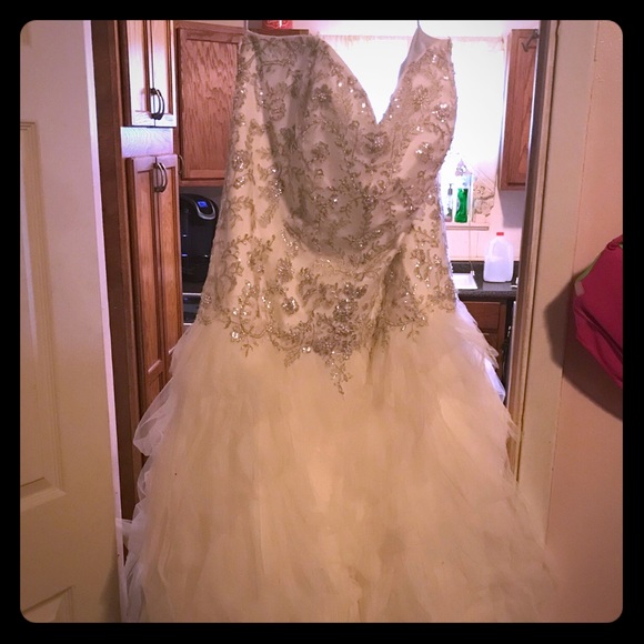 David's Bridal Dresses & Skirts - David’s bridal plus size wedding dress